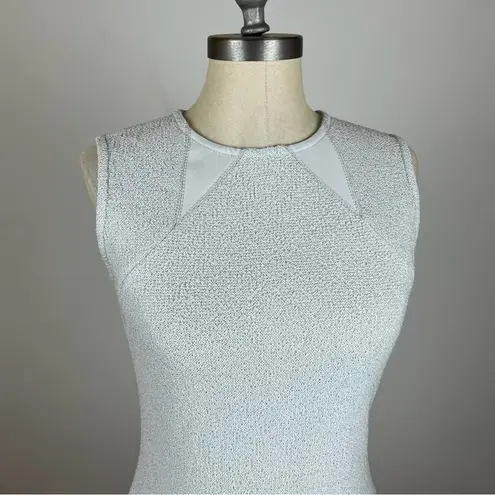 St. John Sleeveless Boucle Dress in Grey