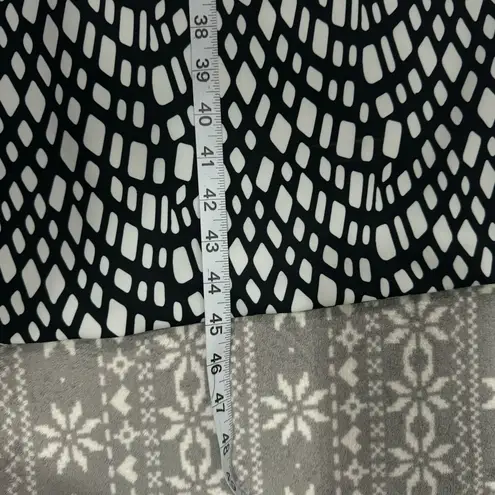 Eloquii NWOT Scuba Dress Black/White/Orange/Blue Size 18