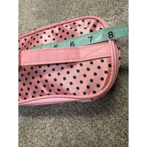 Double compartment make up bag Pink