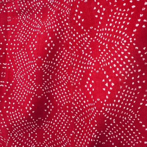 RipSkirt Wrap Skirt Hawaii Red White Adjustable Vacation Beachy Size Medium