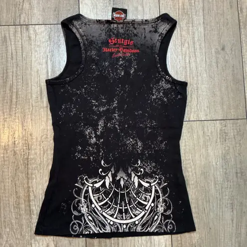 Rare Harley Davidson Sturgis 2013 Tank Top Motorcycle Graphic Sleeveless Shirt Black