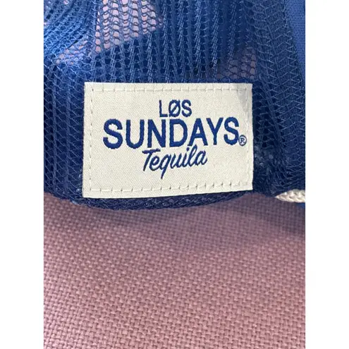 Los Sundays The Drama Free Trucker Hat in Blue One Size Unisex Cap