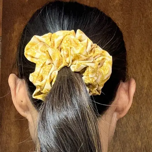 Fall Floral Leaf Print Scrunchies Set (2pcs) Multiple