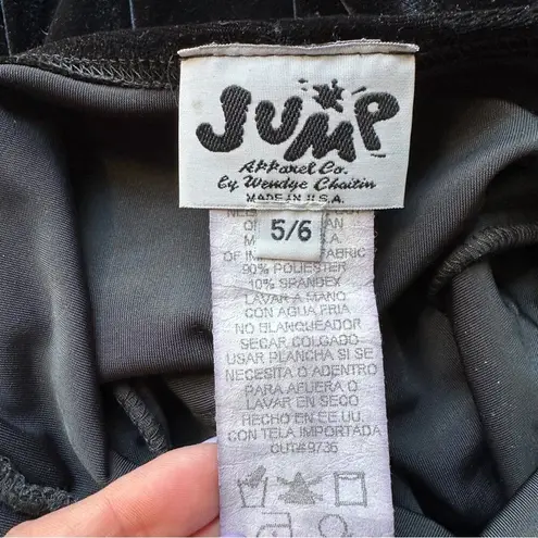 Jump VINTAGE 90s Apparel Co by Wendye Chaitin Velvet Fitted Maxi Dress Black 5/6