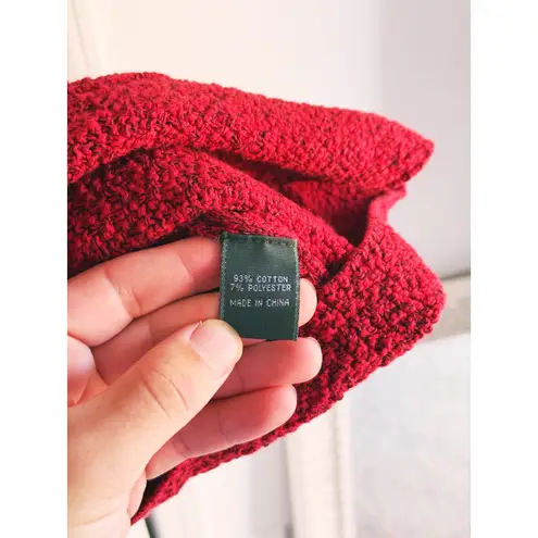 Willow Red Chunky Button