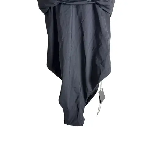 Seafolly Collective True Navy Cross Back V-Neck One Piece Swimsuit Size 14