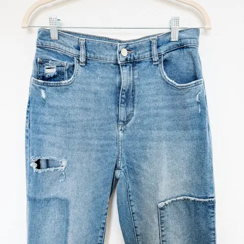 DL1961 Jeans Womens 28 Patti Straight High Rise Vintage Ankle Casual Distressed