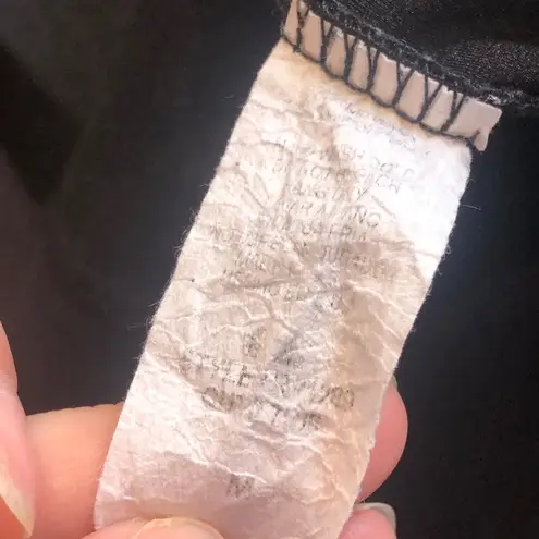 Sorella Black Cutout Bodysuit Size Medium