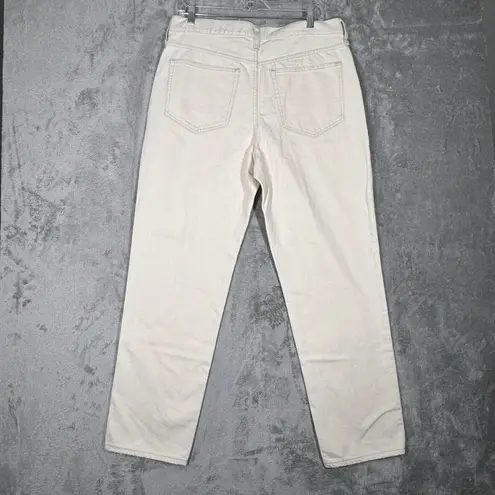 J. Crew Jeans Womens 12 31 Natural Cream Classic Straight Neutral Minimalist