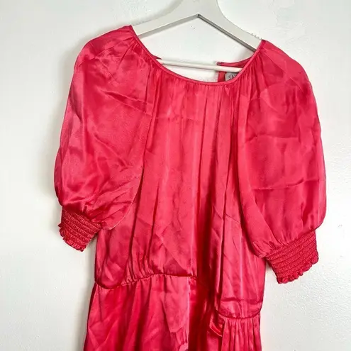 Saylor Zulu Minidress in Melon Pink Size Large