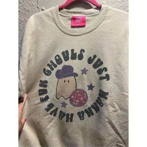 Super Mrkt. Ghouls Just Wanna Have Fun Halloween Crewneck Woman’s Size M/L Size M