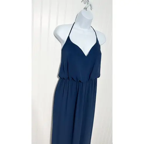 Hayley Paige Occasions Women's V-Neckline Style 5170 Jumpsuit Blue Size 10
