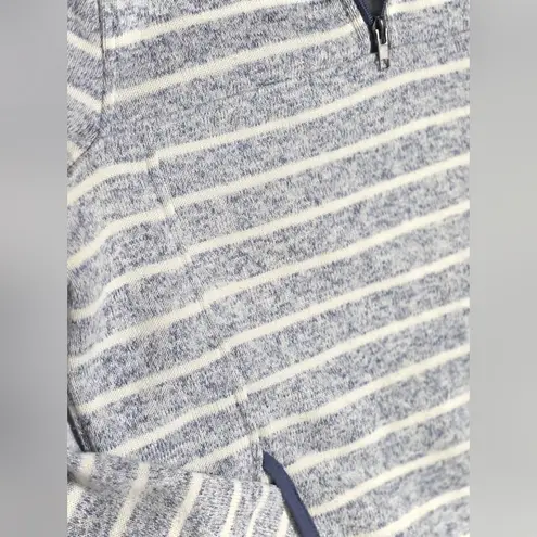 Thread & Supply Women’s 1/4 Zip Pull Over Sweater Tight Knit Style Size Small Blue