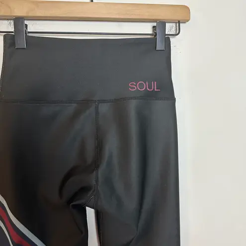 SoulCycle SOUL BY - Chevron Blocked Leggings Athletic Training Workout Gym Pants