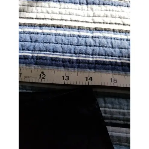 Nic + Zoe Wonder Stretch Embossed Shimmer Slim Pull on Black Pants Womens Size 4