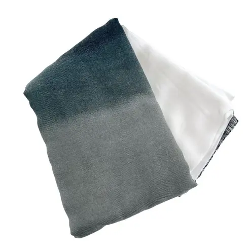 Rachel Zoe Carly Cushnie Horizon Grey Ombre Scarf Oversize Gray  Curateur NEW
