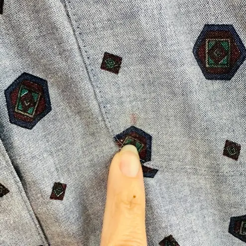 Penny Lane Vintage Chambray Button Up shirt Size M