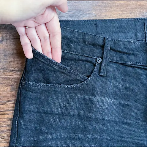 RtA • black skinny jeans distressed ripped moto punk grunge edgy rocker Size 28