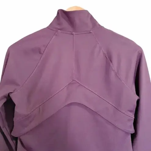 Apana Full Zip Yoga Jacket Eggplant Purple Size Small ASO Firefly Lane Tully