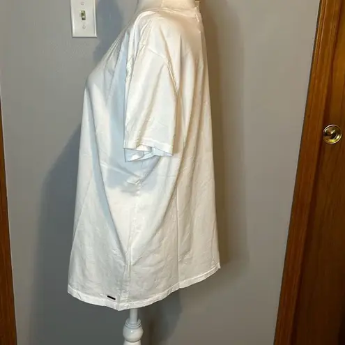 🆕 n: philanthropy Harlow distressed BFF white tshirt XS BIN G