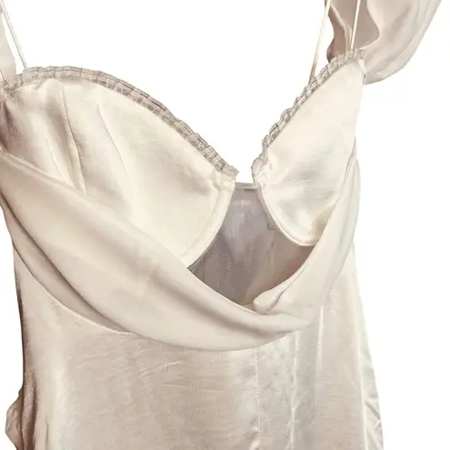 For Love & Lemons Cora Bridal Gown Dress White Size M