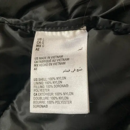 Charter Club Packable Hooded Puffer Coat Size Large Black