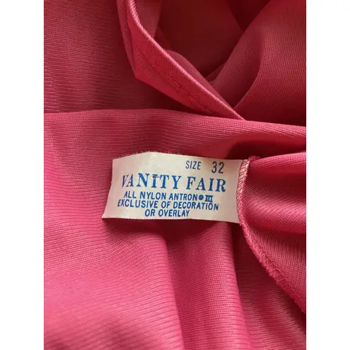 Vanity Fair Vintage Small 32 Peignoir Pink Women Nightgown Robe Set Dupont Nylon