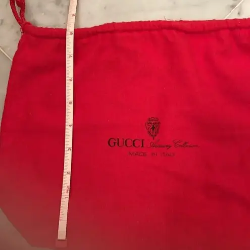 Gucci  Authentic Vintage Red Dust Cover Bag