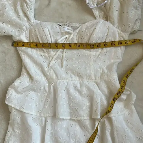 I.N. San Francisco  Ivory Eyelet Dress, size Medium, NWT