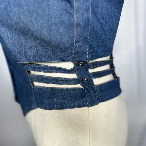 Denum Jeans Cutout Corset