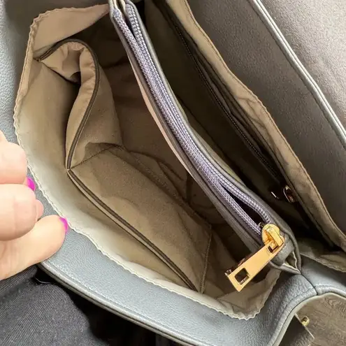 Coco and Kiwi Convertible Mini Austin Satchel in Dusk Gray