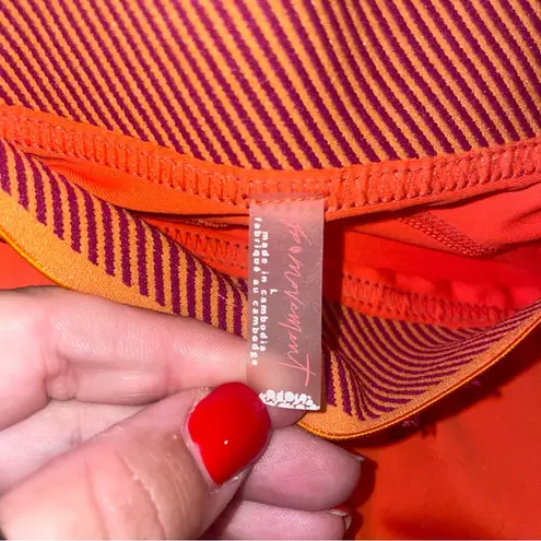 Free People Movement Endurance Tights Full Length Papaya Berry Orange Womens Lg