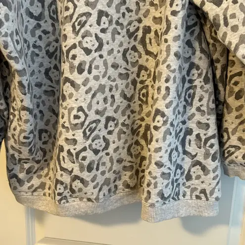 Aerie Women’s  Animal Print 1/4 Zip Top - Size XL