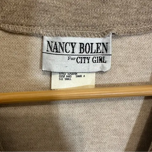 Nancy Bolen for City Girl Vintage Cardigan Women’s Size S Brown