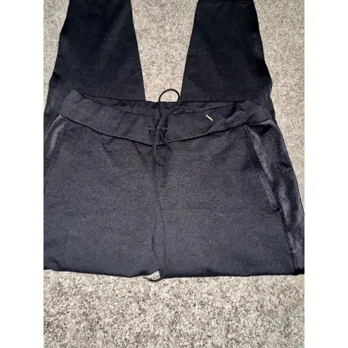 LIVE THE PROCESS PONTE SATIN STRIPE JOGGER PANT LUXURY LOUNGE PANTS EUC SIZE MED Black thumbnail 3