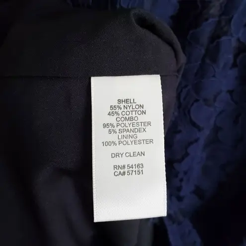 Eliza J Eliza J Navy High Neck Lace Sheath Dress