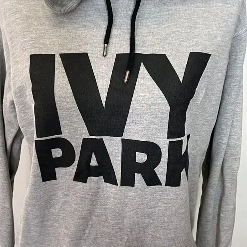 Ivy Park Logo Gray Hoodie Pullover Sweatshirt Women’s XXS