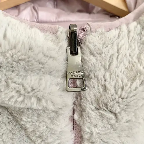 Andrew Marc Andrew Mark Lilac Purple Puffer Quilted Reversible Full Zip Jacket Large