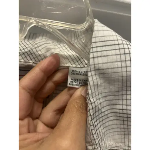 NWT Roper Women’s Pearl Snap Size Large Western Cowboy Shirt Western Wear Rodeo White