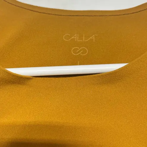 Calia Essentials Fitness tank in Bronzed Topaz size large