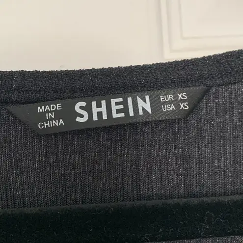 SheIn  Glittery Wrap Top