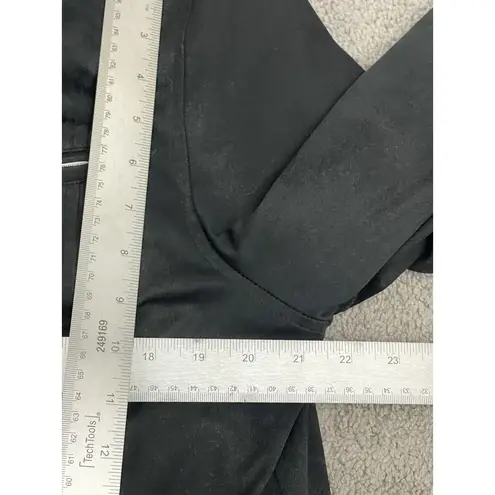 Weatherproof Jacket Black Removable Hood Zip Front Womens Midi Coat M B-R