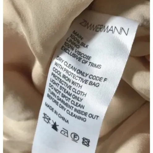 Zimmermann nwt zimmerman resistance ruffle dress