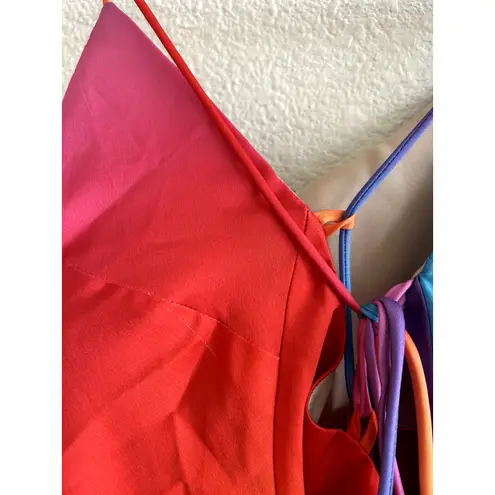 Show Me Your Mumu  Dani Mini Dress Sunset Ombre L