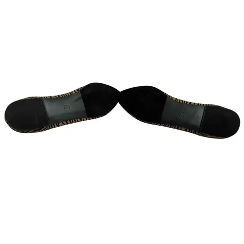 Hot Miami Styles NWT MIA Womens Black Tan Slip-On Animal Print Flats Size 7