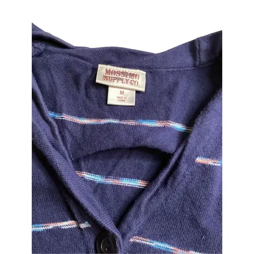 Vintage Mossimo Supply Co Striped Cardigan Blue Size M