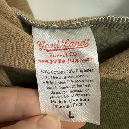 Good Land Cedar Point Hoodie Size Large Nostalgia Graphic Whimsy Gift Souvenir Green - Image 2