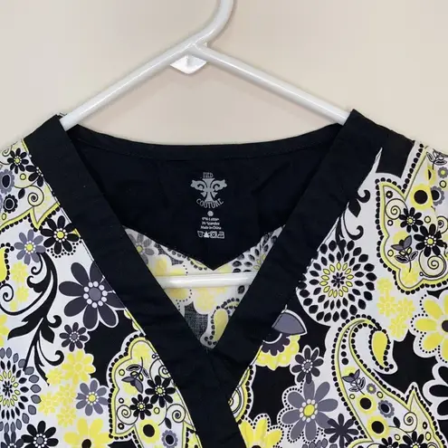 Med Couture Women’s Scrub Top Size XS Yellow