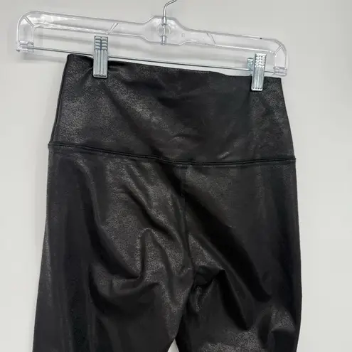 Aerie  Offline Black The Hugger High Waisted Crackle Leggings Medium