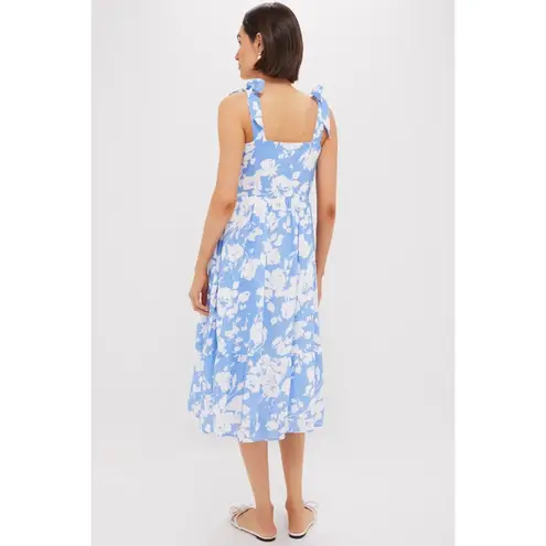 NWT Tuckernuck Hyacinth House Lupine Midi in Blue & White Floral Tank Dress S